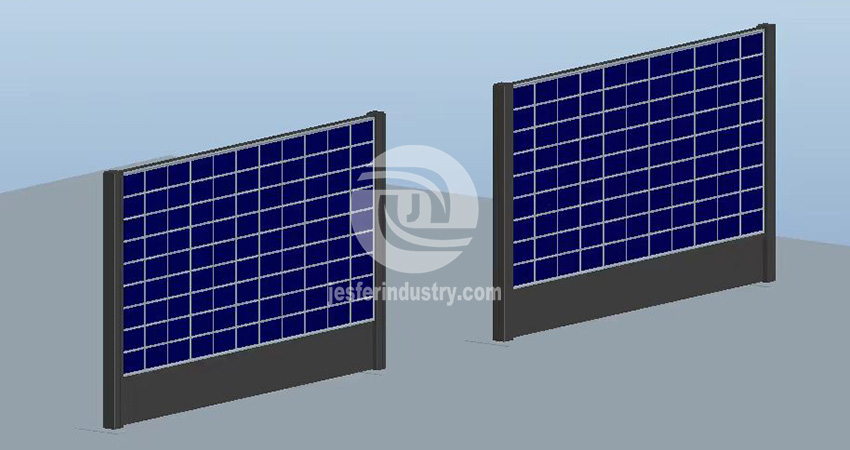 expressway photovoltaic fence bracket kit