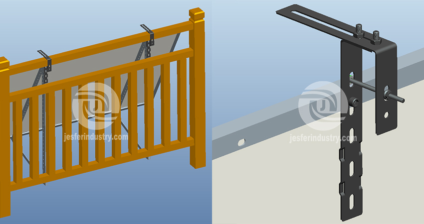 small solar panel mount